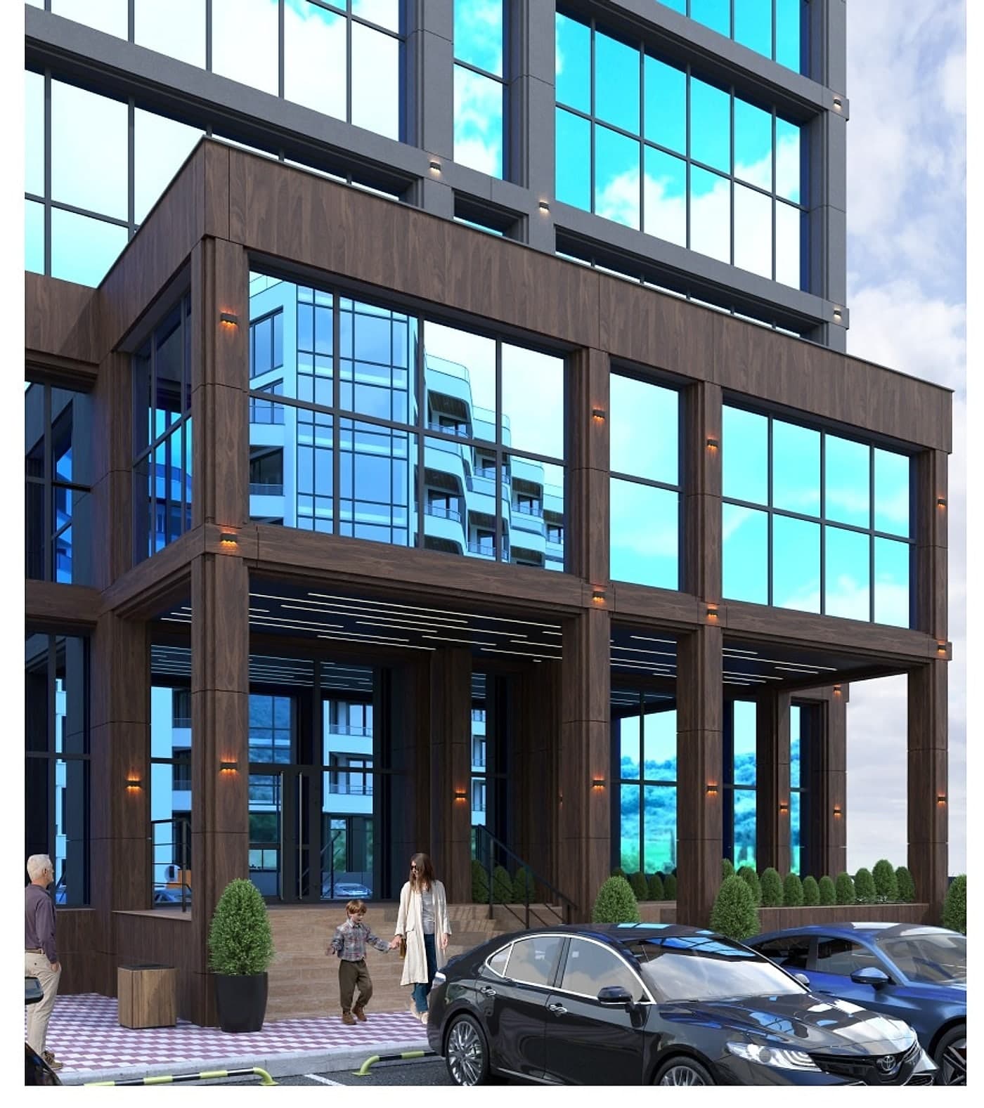 Входная группа Moon Business Center
